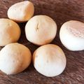 YASETAI's cooksnap of when they made 材料3つ⁈懐かしたまごボーロ.