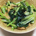 新妻あや's cooksnap of when they made 簡単❤小松菜の天かす昆布マヨ炒め.