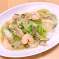 ステルトミチル's cooksnap of when they made 冷蔵庫整理に『余り物de中華丼』.