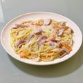 キンプリ's cooksnap of when they made ワンポット牛乳パスタ.
