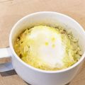 ajyuly's cooksnap of when they made キャベツナコーンの巣ごもり卵ココット♬.