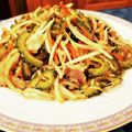 ダッフィーニーうに's cooksnap of when they made 夏バテ予防☆豚ゴーヤもやしのスタミナ炒め.