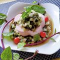 辰夫女子's cooksnap of when they made ご飯がツルツル♡夏野菜で作る山形のだし.