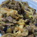 半熟王子's cooksnap of when they made なすとネギと牛肉の中華炒め.