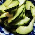 山ばあば's cooksnap of when they made 簡単！育ち過ぎ胡瓜の浅漬け.わさび風味.