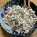 クックCNBHIB☆'s cooksnap of when they made 大根とカニカマのツナサラダ.