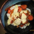 ちかぽん０８０３'s cooksnap of when they made 冷蔵庫の余り物で！子供も大好き簡単ピザ丼.