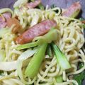 青赤さん's cooksnap of when they made ソーセージとチンゲン菜の焼きそば.