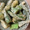 うっちゃにてぃ's cooksnap of when they made オクラのから揚げ.