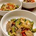 ♡てるてる♡'s cooksnap of when they made 簡単☆めんつゆと豚肉でゴーヤチャンプル♡.