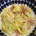 keroro's cooksnap of when they made ◆あと１品！白菜とツナの和え物◆.