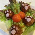yu🐓's cooksnap of when they made 肉球ミートボールの足跡ごはん♡.