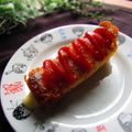 haruku221's cooksnap of when they made 食パンで超簡単チーズドック✨.