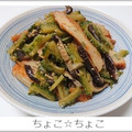 ちょこ☆ちょこ's cooksnap of when they made ゴーヤとさつま揚げのきんぴら✨.