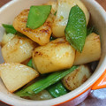 twママ's cooksnap of when they made 春限定★新じゃがと絹さやのバター醤油炒め.