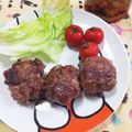 ﾁｲﾁｬﾝﾏﾏ's cooksnap of when they made ダブルミートの☆素敵☆ハンバーグ.
