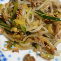もきち☆'s cooksnap of when they made 合挽きミンチ・もやしのカレー炒め.
