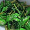 ぬこぬい戸田さん's cooksnap of when they made 空芯菜とオクラのおひたし.