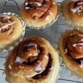 まめころ母さん's cooksnap of when they made シナモンロール＊レーズン胡桃チョコ.