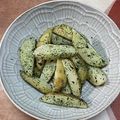 ヌーシ's cooksnap of when they made 皮つき青海苔ポテト.