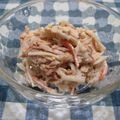 さったんママ's cooksnap of when they made ささみとカニカマの明太マヨサラダ.
