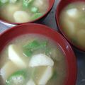 ひっこ's cooksnap of when they made おくらとじゃがいものお味噌汁.