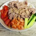 さくらん餅's cooksnap of when they made 牛肉ともやしの冷しゃぶ中華サラダ.