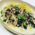 くみちょ～～'s cooksnap of when they made ◆鍋ひとつ♡ツナときのこのスパゲッティ◆.