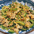 ちびたぬき♪'s cooksnap of when they made ごはんがすすむ☆豚とゴーヤのカレー炒め.