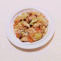 まあまま☆0403's cooksnap of when they made 鶏肉と野菜炒め♪ローストチキンのタレで.