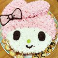ナナッコ☆724's cooksnap of when they made ピカチュウの立体キャラケーキ.