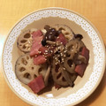 水玉ぱじゃま's cooksnap of when they made 簡単！れんこんとベーコンの昆布つゆ炒め.