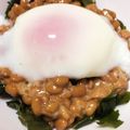 mai10200's cooksnap of when they made 温玉のせ♪納豆ワカメサラダ.