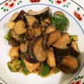 banhflan's cooksnap of when they made なすとピーマンの味噌マヨ炒め.