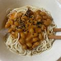 sytak's cooksnap of when they made くせになる♪ピリ辛☆納豆そうめん.
