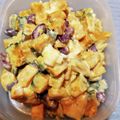 T❀mo's cooksnap of when they made チーズと豆のカボチャサラダ.