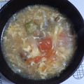 か～ぽ☆'s cooksnap of when they made 【給食】トマトと卵のスープ.