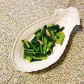 yesmama's cooksnap of when they made 【農家のレシピ】小松菜のナンプラー炒め.