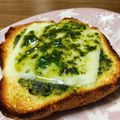あっちゃんキッチン♪'s cooksnap of when they made ★バジル・チーズ・トースト.