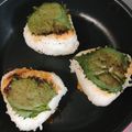 ぷうちゃんちゃん's cooksnap of when they made 夏バテ撃退に！大葉味噌焼きおにぎり♪.
