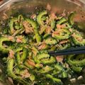 クックOZH81R☆'s cooksnap of when they made 病み付き☆ゴーヤとツナの和え物.