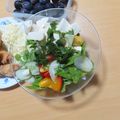 よちりん's cooksnap of when they made レタスときゅうりの豆腐サラダ♪.