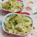 赤い電話's cooksnap of when they made キャベツときゅうりの簡単ピリ辛ポン酢あえ.