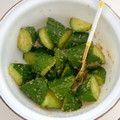 クック6U7INU☆'s cooksnap of when they made 簡単きゅうり和え.