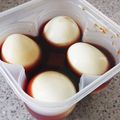 にんにくよろい's cooksnap of when they made めんつゆだけで！煮卵風★味付け卵.