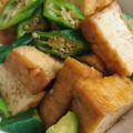 ぶ〜ちゃん。's cooksnap of when they made オクラと厚揚げの甘辛炒め.