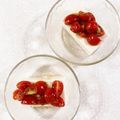みぽぽ37's cooksnap of when they made ミニトマトのせ冷奴カプレーゼ風.