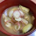 お塩と砂糖's cooksnap of when they made こんがり茄子の美味しいお味噌汁.