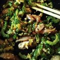 akihimekko's cooksnap of when they made 焼き肉のタレ✿ウインナー☆ゴーヤ.