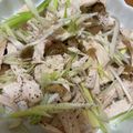 ﾌﾞﾚﾝﾀﾞ's cooksnap of when they made 簡単♡ごま油でザーサイと茹で鶏のサラダ.